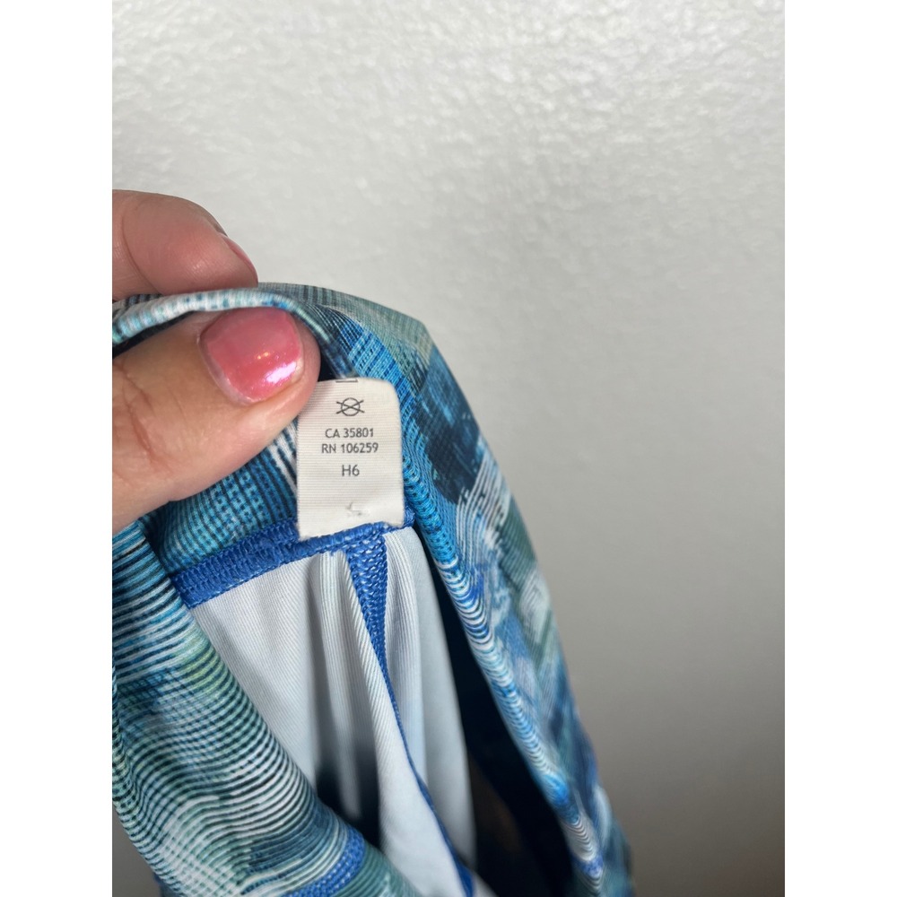 Lululemon Wunder Under Hi-Rise 7/8 Tight 21" Abstract Blue Teal Multi Size 6 - Picture 11 of 12